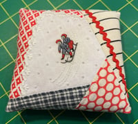 Image 3 of Sledding Embroidery Pincushion