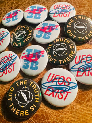 Image of Music Inspired | 25mm Button Badges (Pack of 6)🛸✨