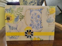 Image 1 of Blue and White Pitchers
