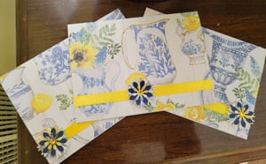 Image of Blue and White Pitchers