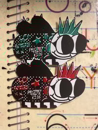 Punk LadyBug Sticker Pack
