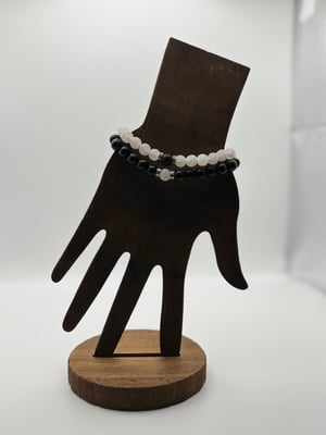 Image of 2-Piece Friendship & Couple Bead Bracelet Set