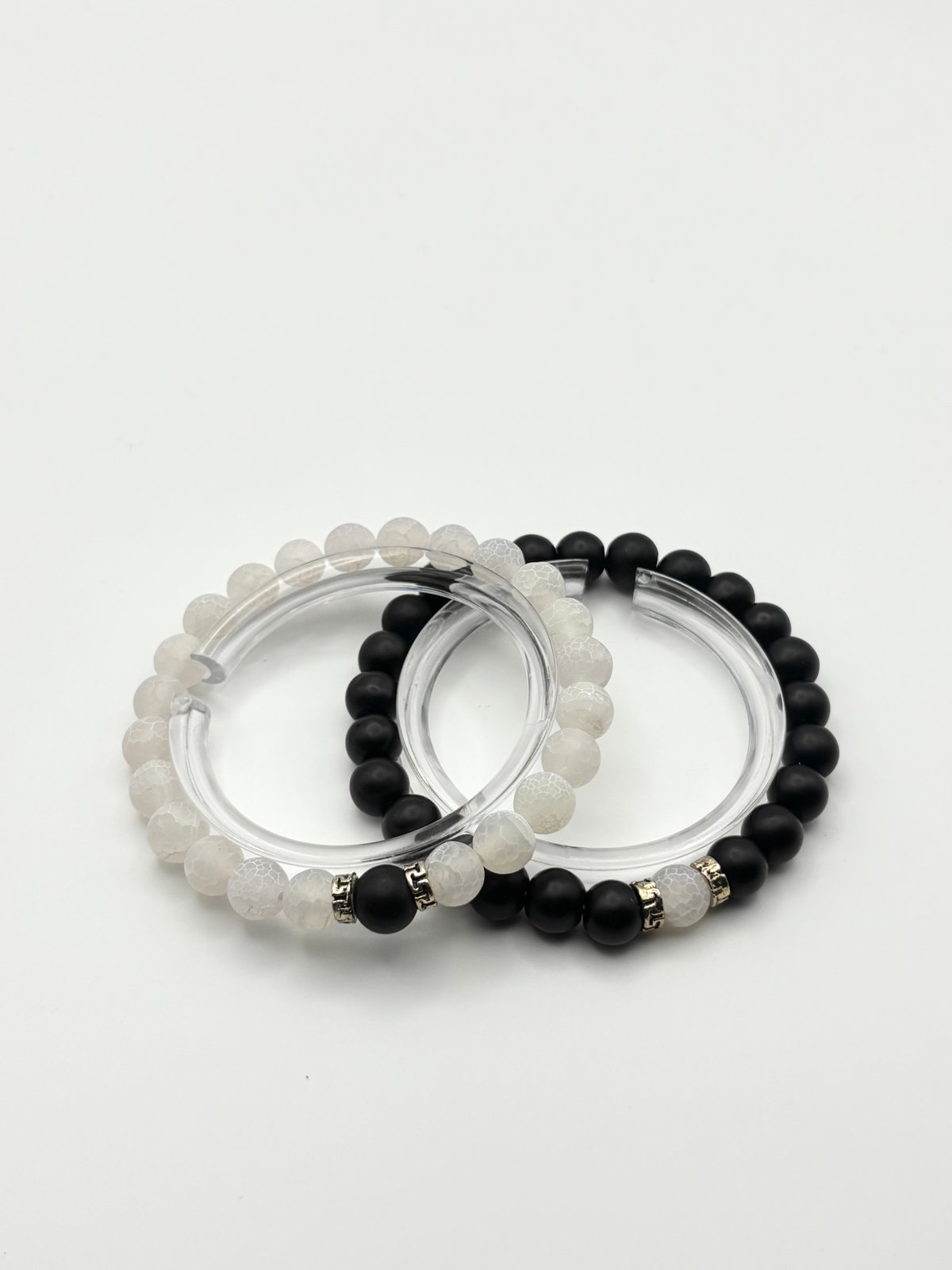 Image of 2-Piece Friendship & Couple Bead Bracelet Set