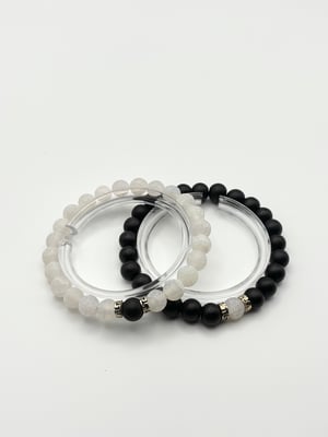 Image of 2-Piece Friendship & Couple Bead Bracelet Set