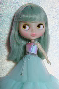 Image 3 of Peppermint Tea Blythe gown and fur stole