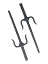 PAIR - Training Sai Polypropylene Ninja Sword Kenjutsu Martial Arts Performance