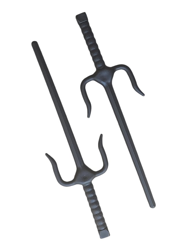 PAIR - Training Sai Polypropylene Ninja Sword Kenjutsu Martial Arts Performance