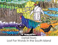 Image 2 of Lost For Words in the South Island - print