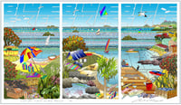 Image 3 of Lost For Words at the Beach - print