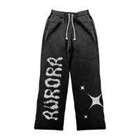 Image 1 of Black Aurora sweat pants