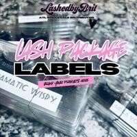 Image 1 of Lash Packaging Labels ( Add On ) * Design and Print *