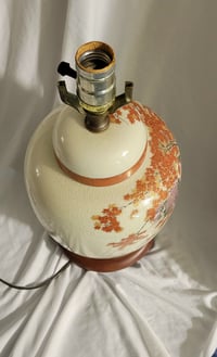 Image 15 of Hand painted vintage Satsuma lamp