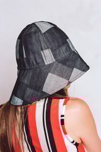 Image 4 of Fisherman's Hat -  Denim Patchwork