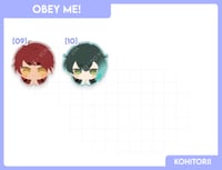 Image 4 of Obey Me! Acrylic Keychain