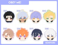 Image 1 of [★] Obey Me! Acrylic Keychain