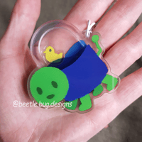 Image 3 of Wash Turtle Shaker Keyring