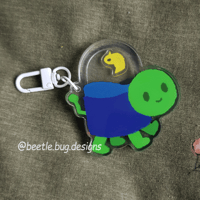 Image 2 of Wash Turtle Shaker Keyring