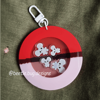 Image 4 of Family Mice Shaker Keyring