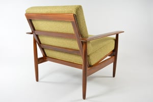 Image of Fauteuils scandinaves jaune chiné