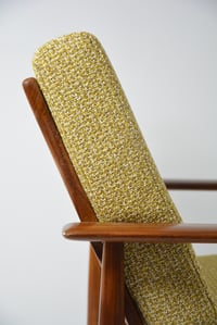 Image 6 of Fauteuils scandinaves jaune chiné