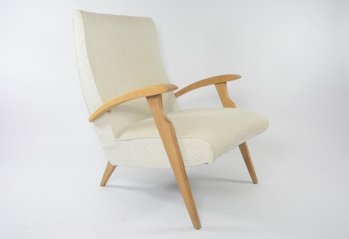 Image of Fauteuils bouclette 60'