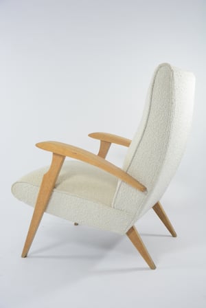 Image of Fauteuils bouclette 60'