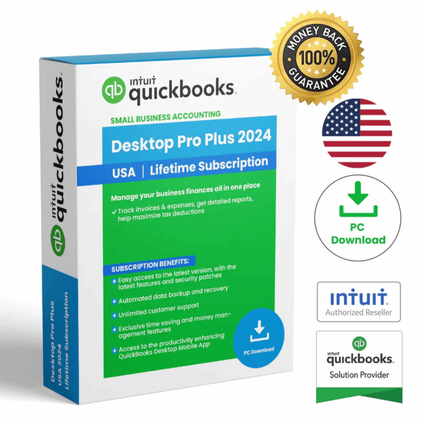 Intuit Quickbooks desktop Pro 2025 US lifetime Activation QuickBooks