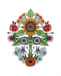 Image 1 of Flower Arrangement I (color variant)
