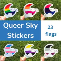 Image 1 of Queer Sky Stickers (Holographic)