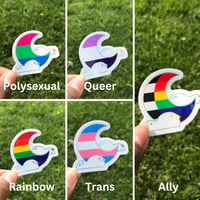 Image 5 of Queer Sky Stickers (Holographic)