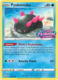 Pyukumuku - SWSH169 (Prerelease) - SWSH: Sword & Shield Promo Card - Near Mint