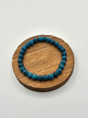 Image of 3pcs Frosted Volcano Stone Bracelet