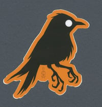 Orange Bird Sticker