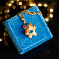 Image 1 of Star Quilt Bear Necklace