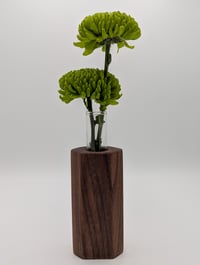 Image 2 of Hexagon Walnut Vase