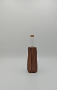 Image 2 of Cylindrical Walnut Vase