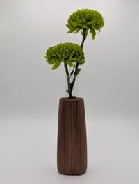 Image 1 of Cylindrical Walnut Vase
