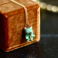 Image 1 of Diamond Bear Necklace