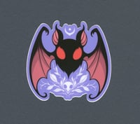 Purple Bat Sticker