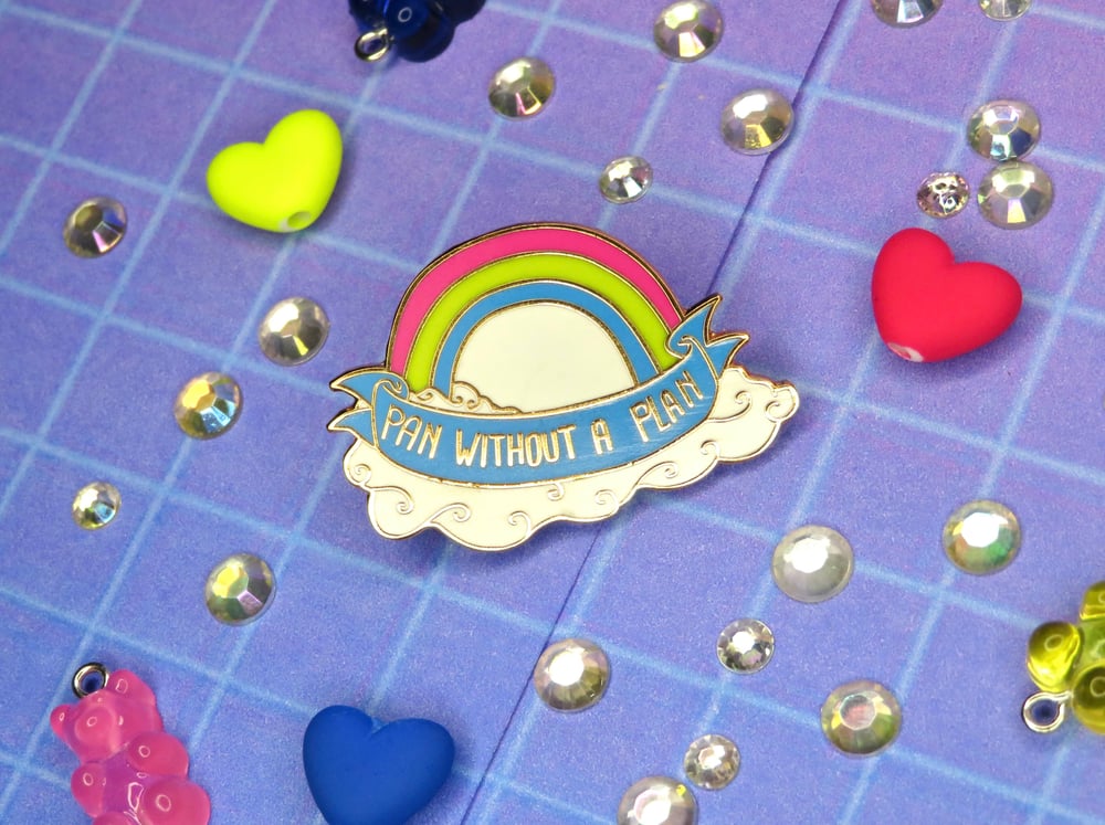 Image of “Pan Without A Plan” enamel pin