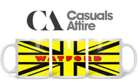 Watford, Football, Casuals, Ultras, Fully Wrapped Mugs. Unofficial.