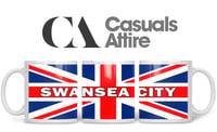 Image 2 of Swansea City, Football, Casuals, Ultras, Fully Wrapped Mugs. Unofficial.