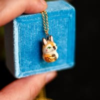 Image 1 of Sitting Red Fox Necklace