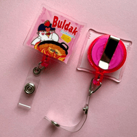 Image 2 of Instant Noodle Retractable Reel Badge