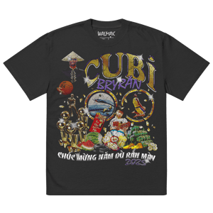 2025 Year of the Snake - Cubì Bryrắn Oversized Faded Tee