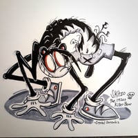 Image 1 of Skitzo "Spider Crawl" - Ink Drawing