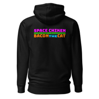 Image 3 of SPACE CHIKEN Embroidered Unisex Hoodie