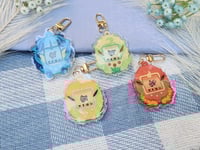 Image 1 of Eeveelutions Tamagotchi Acrylic Keychain | Pokemon Gifts
