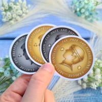 Image 1 of BBC Merlin Two Sides of The Same Coin Sticker Pack 