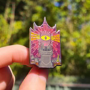 Image of Eye of Sauron Enamel Pin | Tolkien Lord of the Rings